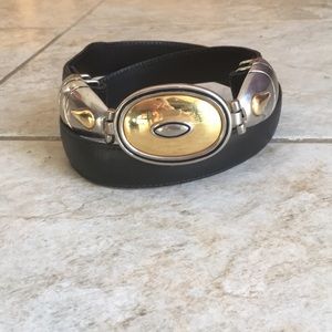 Vintage belt |gold and silver color hardware|small